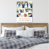 Das geheime Zitat-FotoCollage 9 Hochzeitssbilder Leinwanddruck (Insitu (Schlafzimmer))