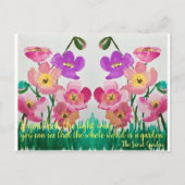 Das Geheimgartenangebot Postkarte (Vorderseite)