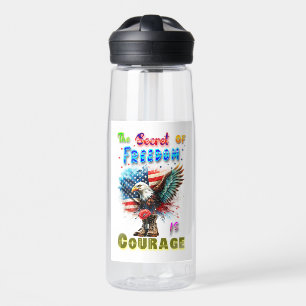Das Geheimnis der Freiheit ist Mut Trinkflasche