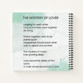 Das Geheimnis der Liebenden - Liebe Gedicht Notizblock (Rückseite)