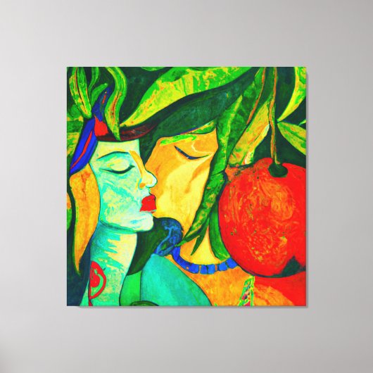 Das Geheimnis der Mangoes-II-Malerei Leinwanddruck (Vorderseite)