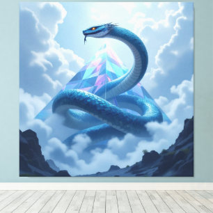 „Das Geheimnis der Schlangengötter“ Leinwanddruck