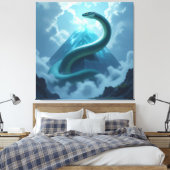 „Das Geheimnis der Schlangengötter“ Leinwanddruck (Insitu (Schlafzimmer))