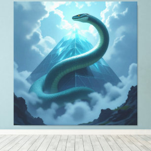 „Das Geheimnis der Schlangengötter“ Leinwanddruck