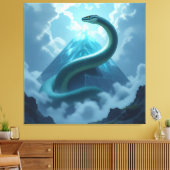 „Das Geheimnis der Schlangengötter“ Leinwanddruck (Insitu (Wohnzimmer))