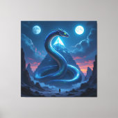 „Das Geheimnis der Schlangengötter“ Leinwanddruck (Vorderseite)