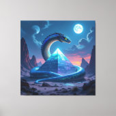 „Das Geheimnis der Schlangengötter“ Leinwanddruck (Vorderseite)