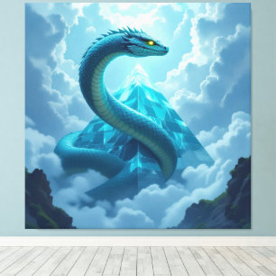 „Das Geheimnis der Schlangengötter“ Leinwanddruck