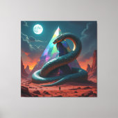 „Das Geheimnis der Schlangengötter“ Leinwanddruck (Vorderseite)