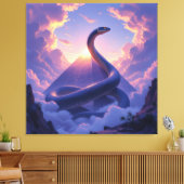 „Das Geheimnis der Schlangengötter“ Leinwanddruck (Insitu (Wohnzimmer))