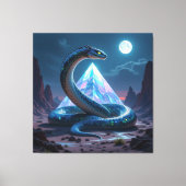 „Das Geheimnis der Schlangengötter“ Leinwanddruck (Vorderseite)