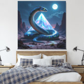 „Das Geheimnis der Schlangengötter“ Leinwanddruck (Insitu (Schlafzimmer))