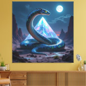 „Das Geheimnis der Schlangengötter“ Leinwanddruck (Insitu (Wohnzimmer))