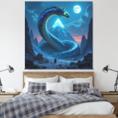 „Das Geheimnis der Schlangengötter“ Leinwanddruck (Insitu (Schlafzimmer))