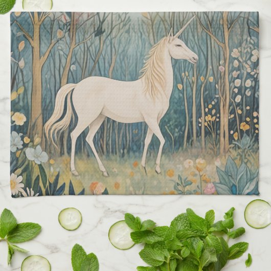 Das Geheimnis des Flüsternwaldes Geschirrtuch (Gefaltet)