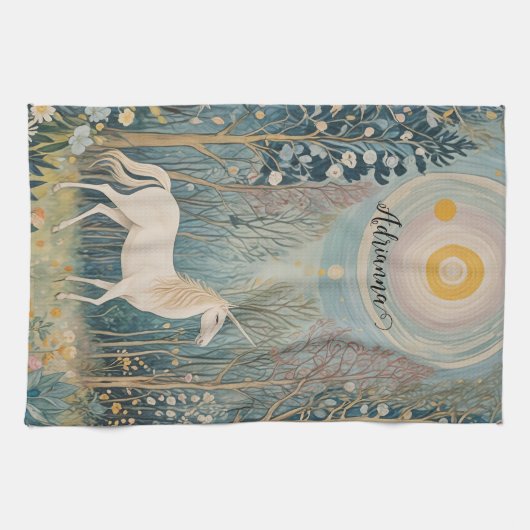 Das Geheimnis des Flüsternwaldes Geschirrtuch (Horizontal)