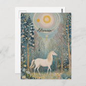 Das Geheimnis des Flüsternwaldes Postkarte (Vorne/Hinten)