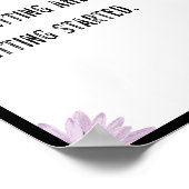 Das Geheimnis des Vorankommens beginnt Poster (Ecke)