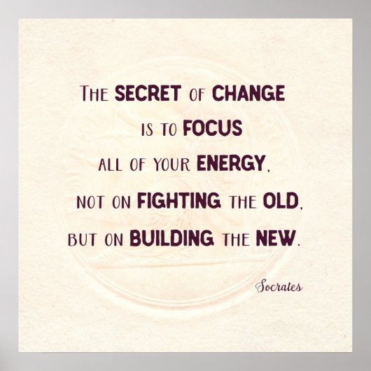 Das Geheimnis des Wandels Poster (Vorne)