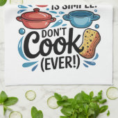 Das Geheimnis einer sauberen Küche.... Geschirrtuch (Gefaltet)