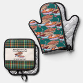 Das Geheimnis für den perfekten Erntedank Ofenhandschuh & Topflappen-Set (Vorderseite/Rückseite)