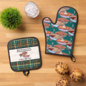 Das Geheimnis für den perfekten Erntedank Ofenhandschuh & Topflappen-Set (Oben Unten)