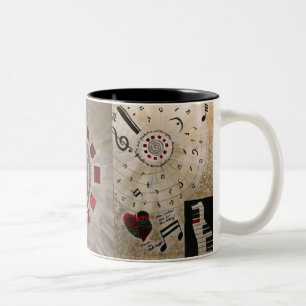 Das Geheimnis ist in der Schaffung (Tasse) Zweifarbige Tasse