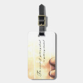 Das Geheimnis vom Vorankommen Gepäckanhänger (Vorderseite vertikal)