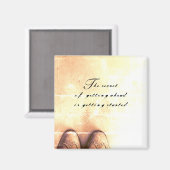 Das Geheimnis vom Vorankommen Magnet (Vorderseite/Rückseite)