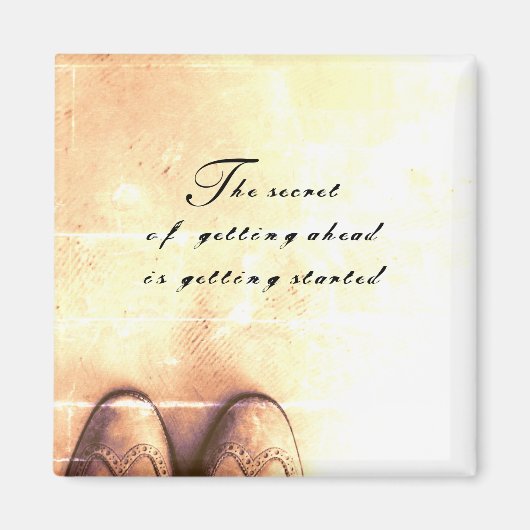 Das Geheimnis vom Vorankommen Magnet (Vorne)