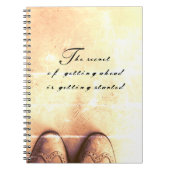 Das Geheimnis vom Vorankommen Notizblock (Vorderseite)