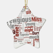 Das Geheimnis von Edwin Drood Keramik Ornament (Links)