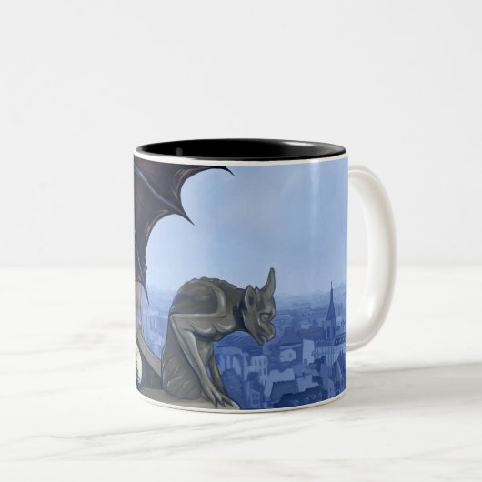 "Das Geheimnis von Notre Dame" Tasse (VorderseiteRechts)