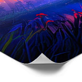 Das geheimnisvolle Licht im Sumpfwald Poster (Ecke)