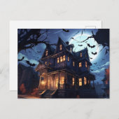 Das geheimnisvolle Mansion-Mysterium Feiertagspostkarte (Vorne/Hinten)