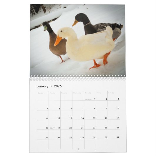 Das Gehen duckt Kalender 2015 (Jan 2026)