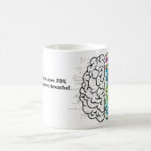 Das Gehirn benutzt 20% des ganzes Sauerstoffes, Kaffeetasse (Mittel)