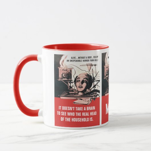 Das Gehirn, das nicht wurde, die Tasse (Links)