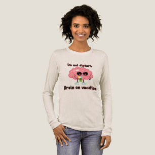Das Gehirn im Urlaub Tri-Blend Shirt