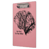 Das Gehirn ist nett zu dir, rosa Zwischenablage. Klemmbrett (Links)