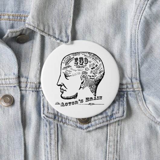 Das Gehirn-Knopf des Schauspielers Button (Beispiel)