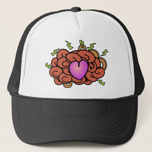 Das Gehirn sieht, wie die Geber funktionieren Truckerkappe (Vorderseite)