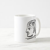 Das Gehirn-Tasse des Schauspielers Kaffeetasse (VorderseiteRechts)