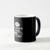 Das Gehirn Wird Geladen Kaffeetasse (VorderseiteRechts)