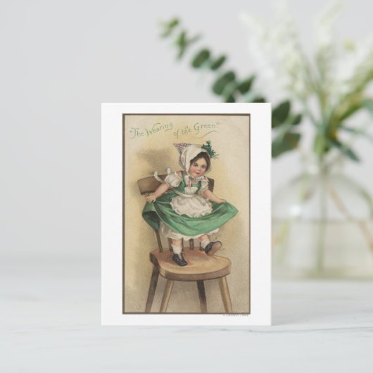 Das Gehör der Grünen Postkarte (Stehend Vorderseite)