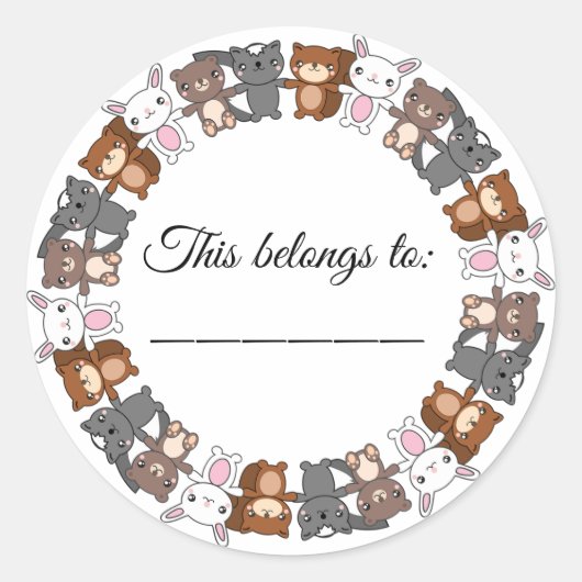 Das gehört runder aufkleber (Vorderseite)