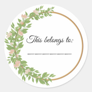 Das gehört runder aufkleber