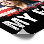 Das geht an Trump, den Funny Kamala-harris, Poster (Ecke)