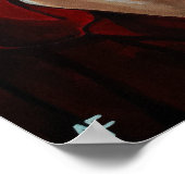 Das Geisterbild von Alfred Fox Poster (Ecke)