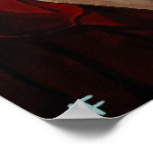 Das Geisterbild von Alfred Fox Poster (Ecke)